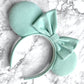 Minnie & Co. Engraved Velvet Mouse Ears