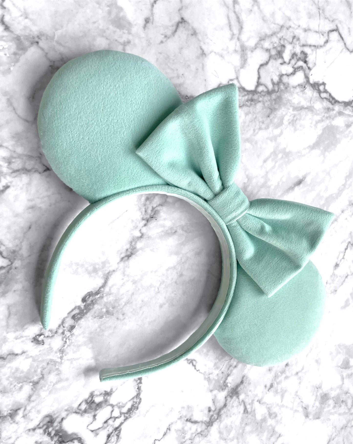 Minnie & Co. Engraved Velvet Mouse Ears