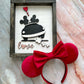 Mr. & Mrs. Mouse Love Sign