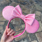 pink micro velvet mouse ears