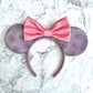 Picking Daisies Engraved Velvet Mouse Ears
